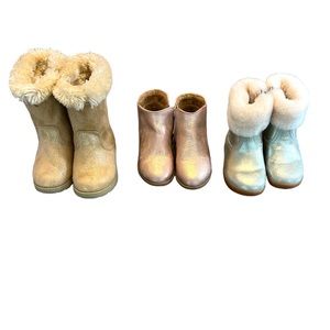 Lot of girls boots, size 7. Ugg, Cat & Jack.